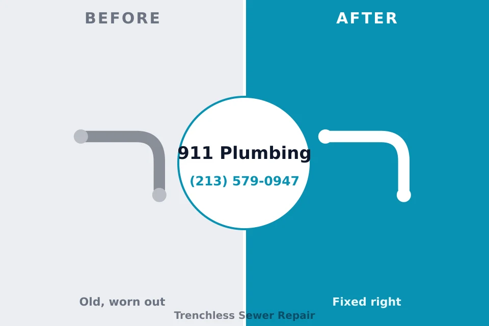 Before and after: plumbing repair Utica, NE